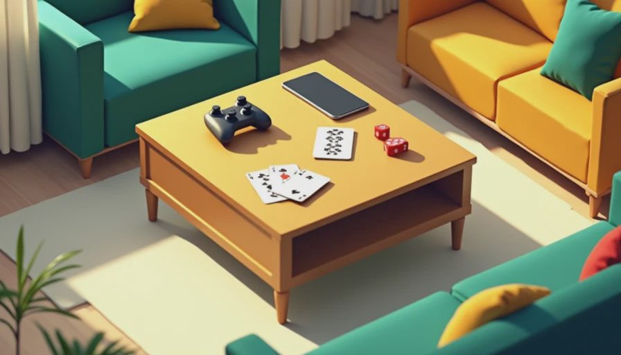 Visual context for games to play when bored