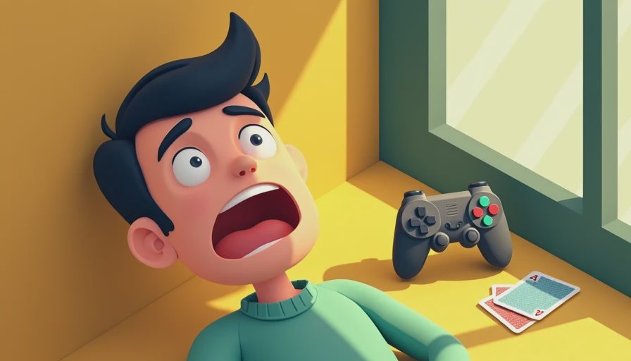 Illustration for games to play when bored