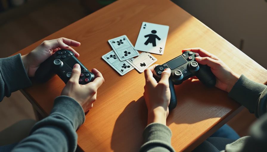 Visual context for a way out game